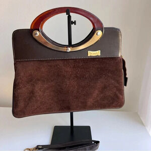 ROMA Vintage Leather Suede Handbag